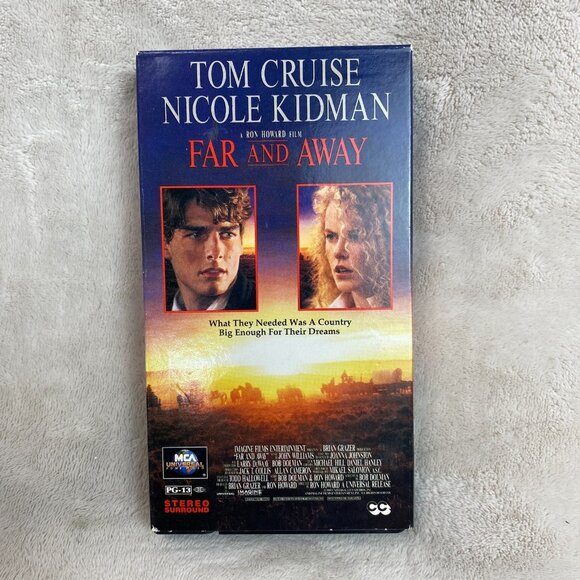 Far and Away 1992 Tom Cruise Nicole Kidman Drama Romance VHS Tape - Picture 1 of 2